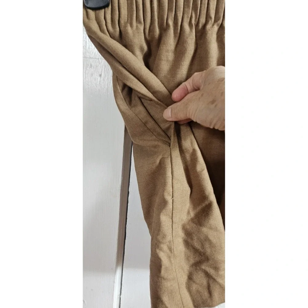 J.CREW Prominent‎ elastic scrunch waistline Laine wool blend lined womans 00